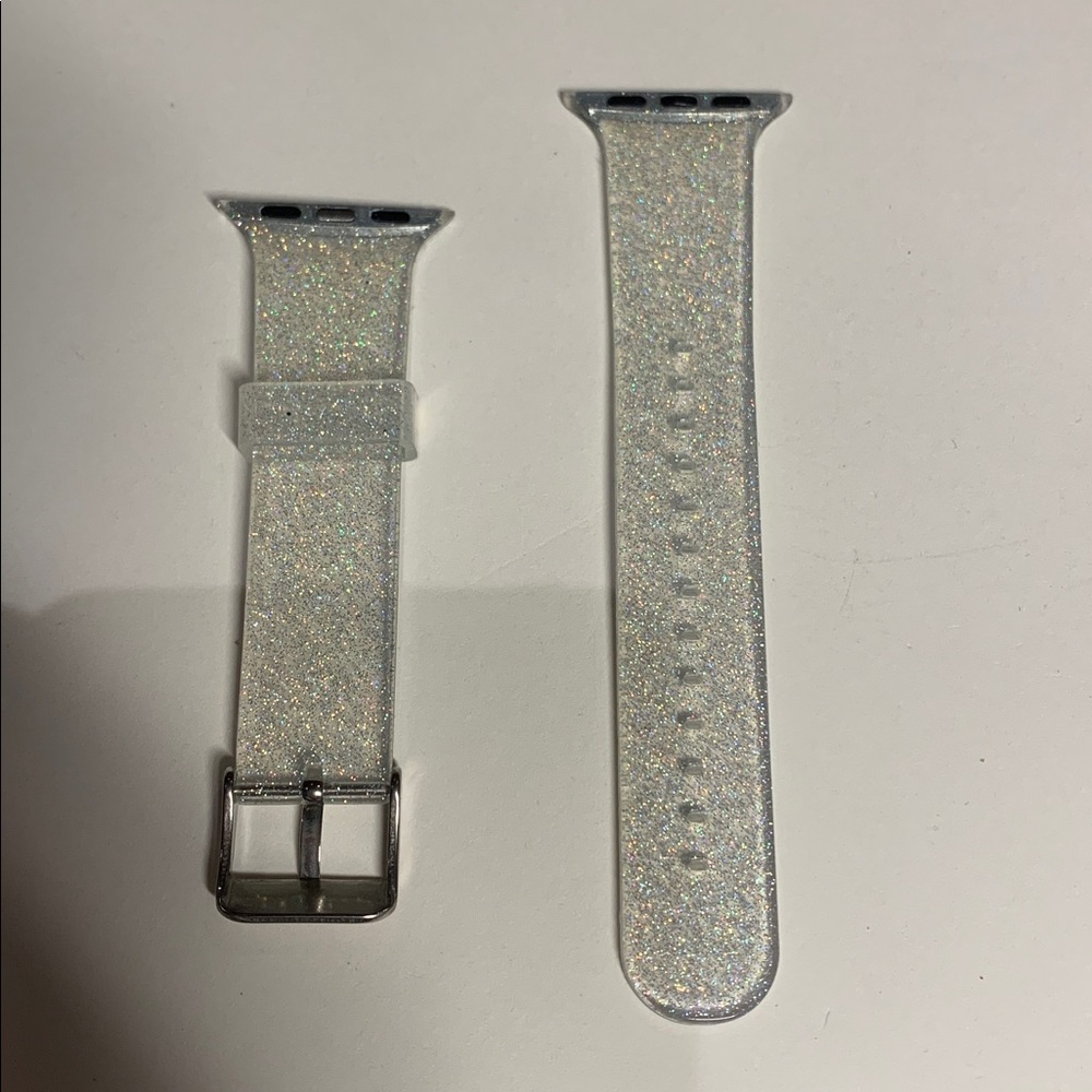 Apple Glitter Watch Band - Silver 38/40